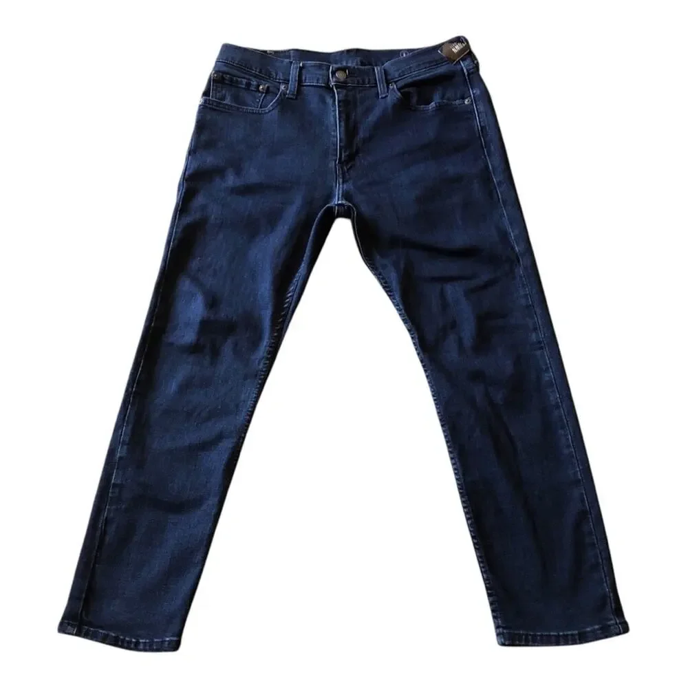 Levi’s 502 All Seasons Tech Taper Jeans Men’s 32x29 Dark Wash Stretch Regular